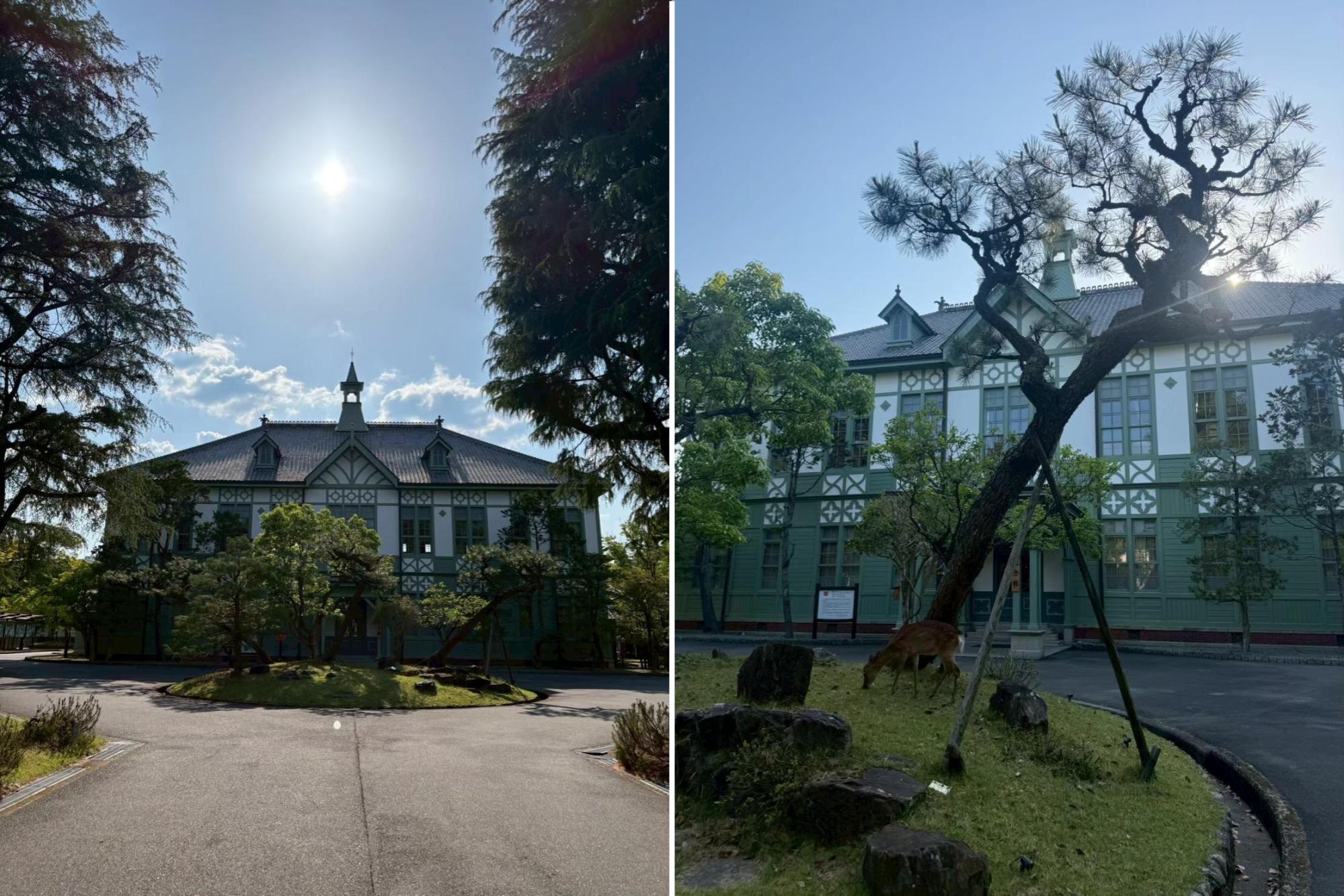 改修工事を終えた奈良女子大学記念館